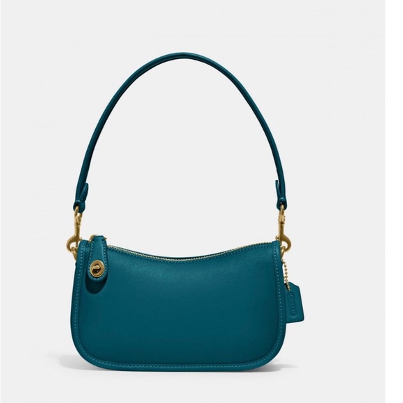 COPY - NWOT Coach Swinger 20 deep turquoise - Picture 3 of 9